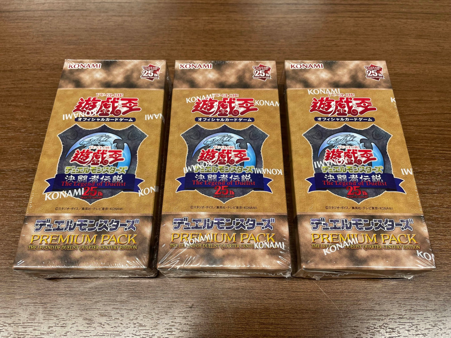 【3BOXセット】 遊戯王OCG 決闘者伝説 25th PREMIUM PACK TOKYO DOME シュリンク付き 未開封